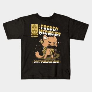 Freddy Meowcury Kids T-Shirt